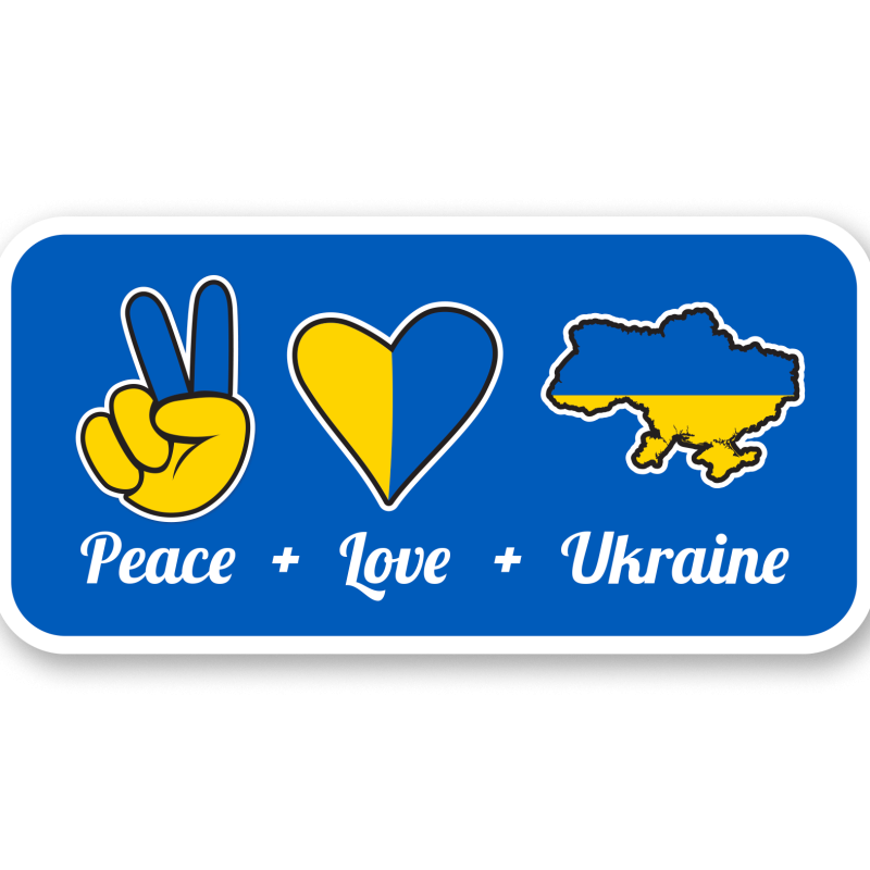 Peace, Love, Ukraine (L)