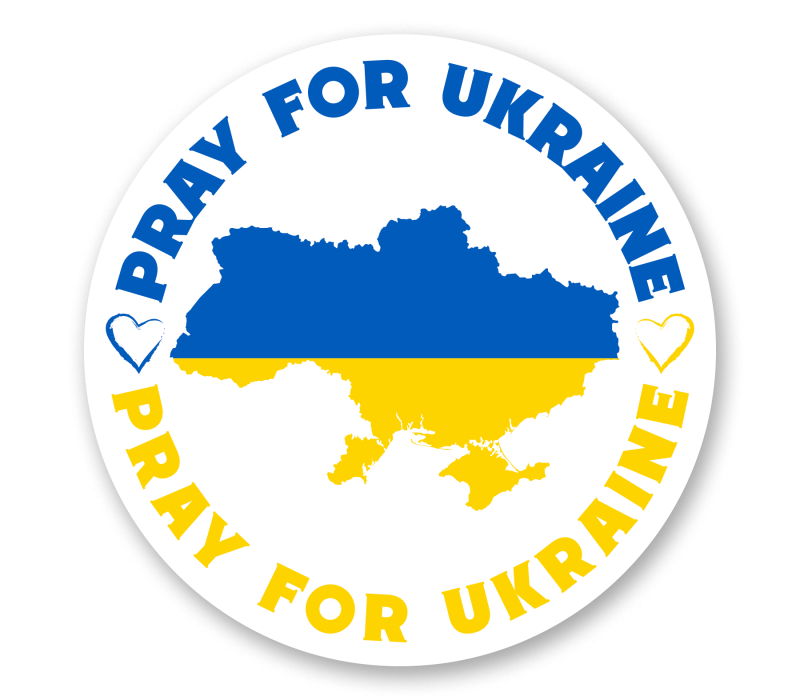 Pray Ukraine Circle (M)