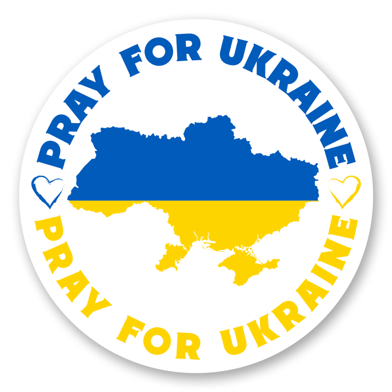 Pray Ukraine Circle (M)